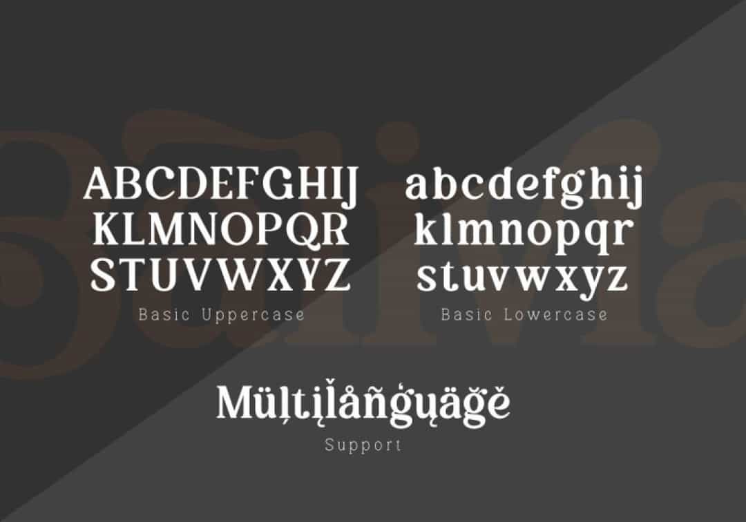 Balivia Font Image 2