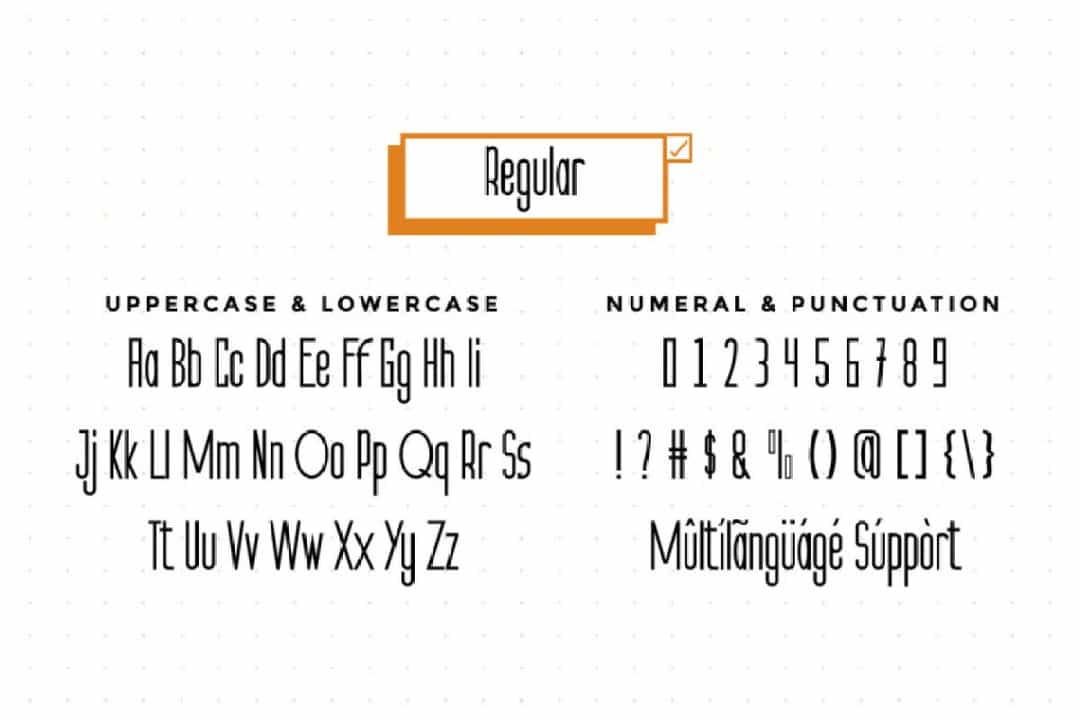 The Orange Font Image 2