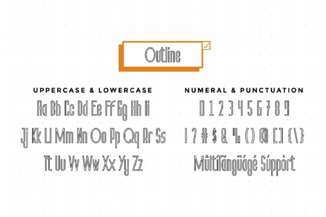 The Orange Font Image 3