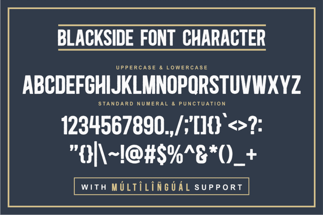 Blackside Font Image 3