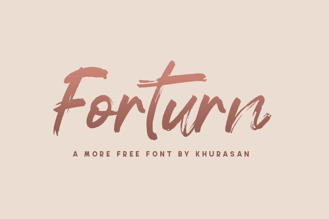 Forturn Font Image 1