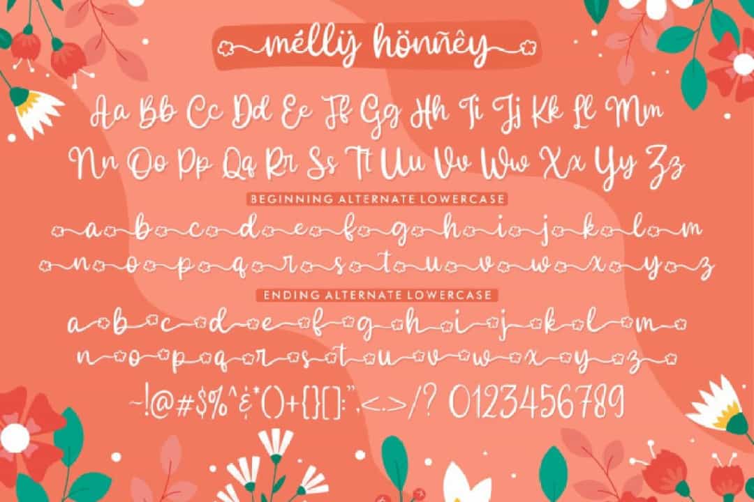 Melly Honney Font Image 3