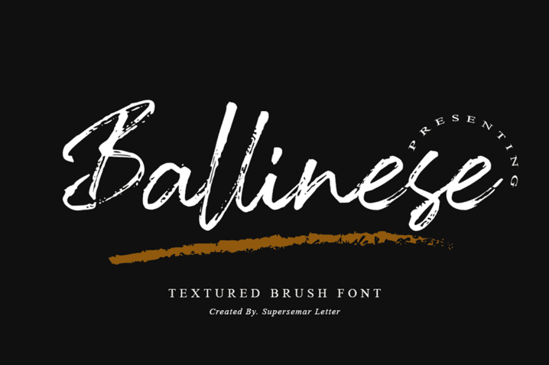 Ballinese Font Image 1
