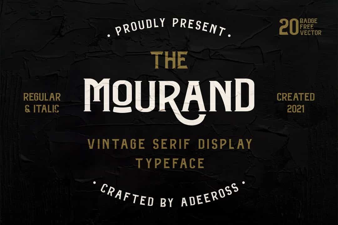 The Mourand Font Image 1