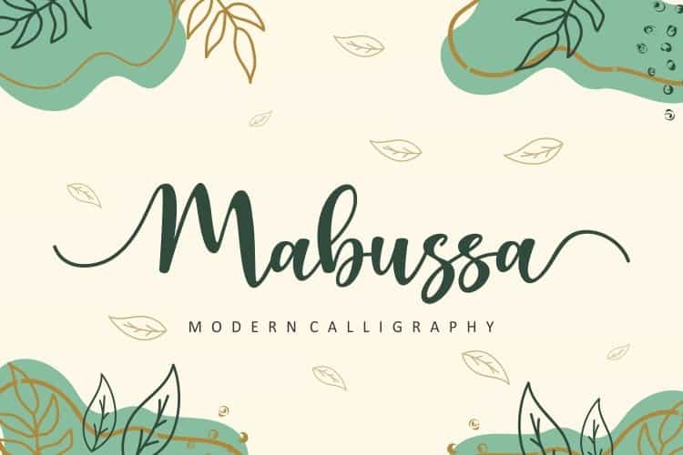 Mabussa Font Image 1