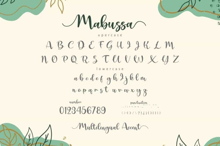 Mabussa Font Image 3