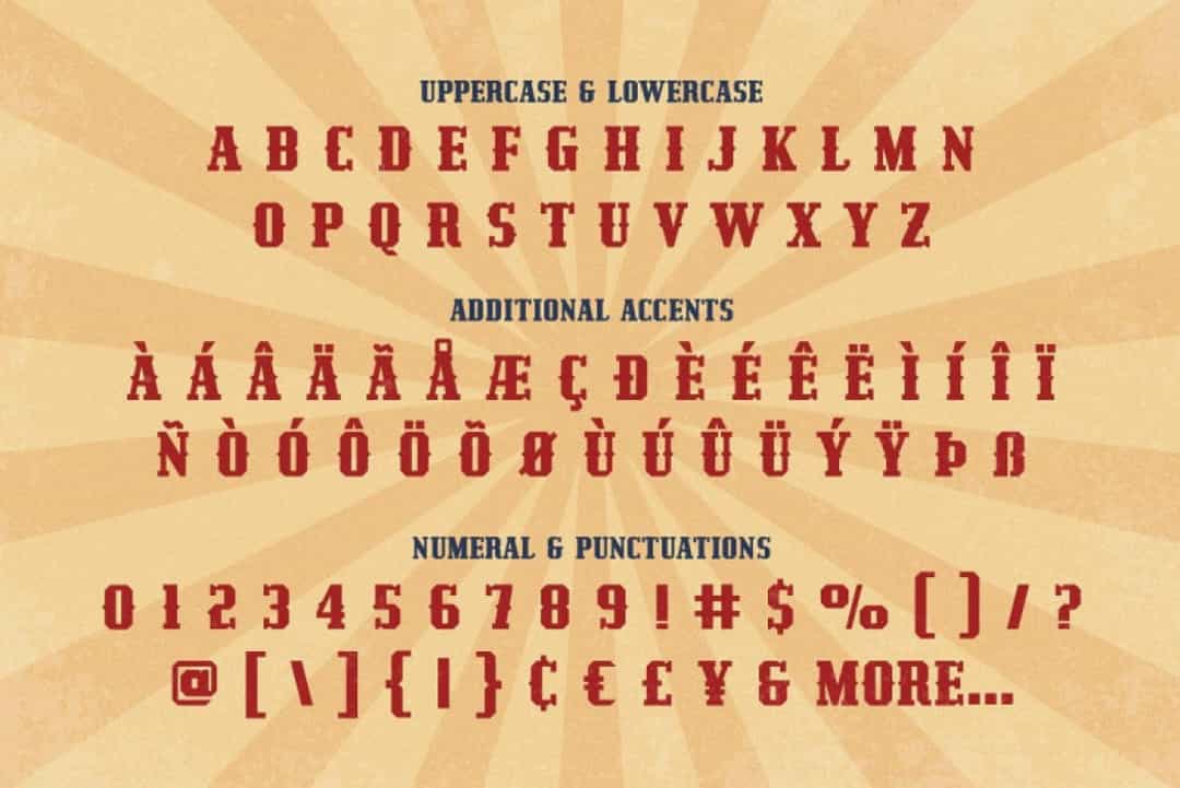 Redzein Font Image 3