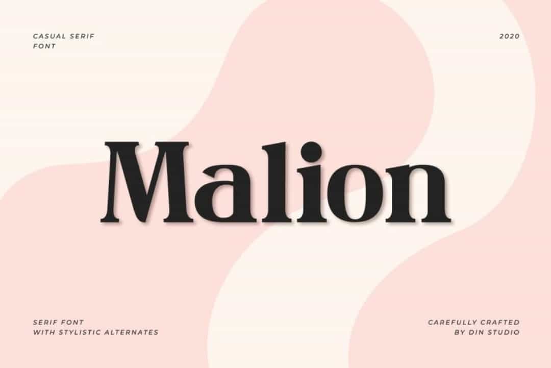 Malion Font Image 1