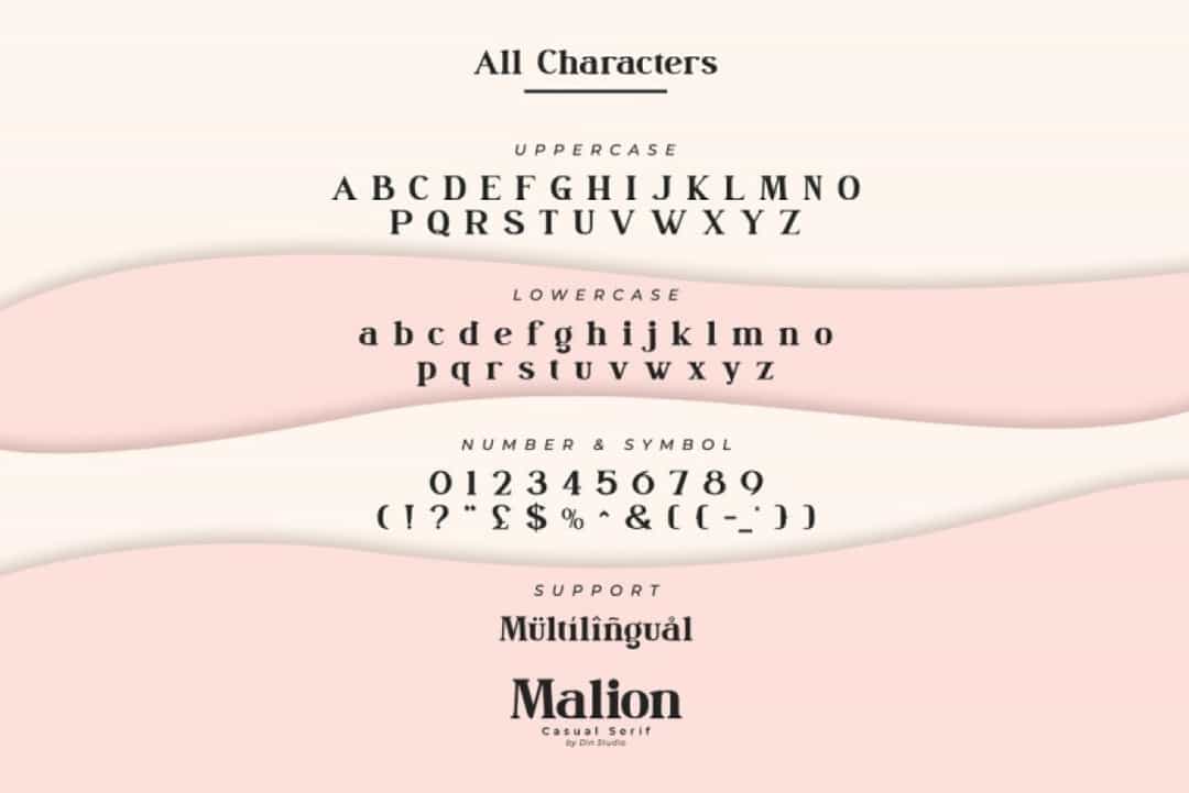 Malion Font Image 3