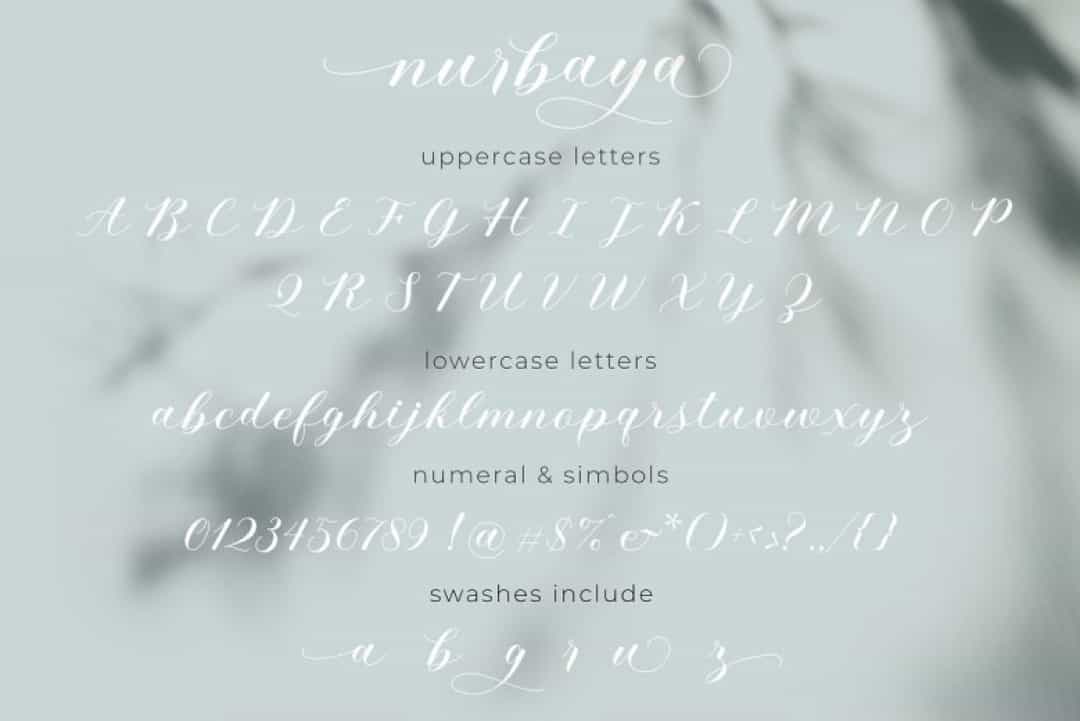 Nurbaya Font Image 3