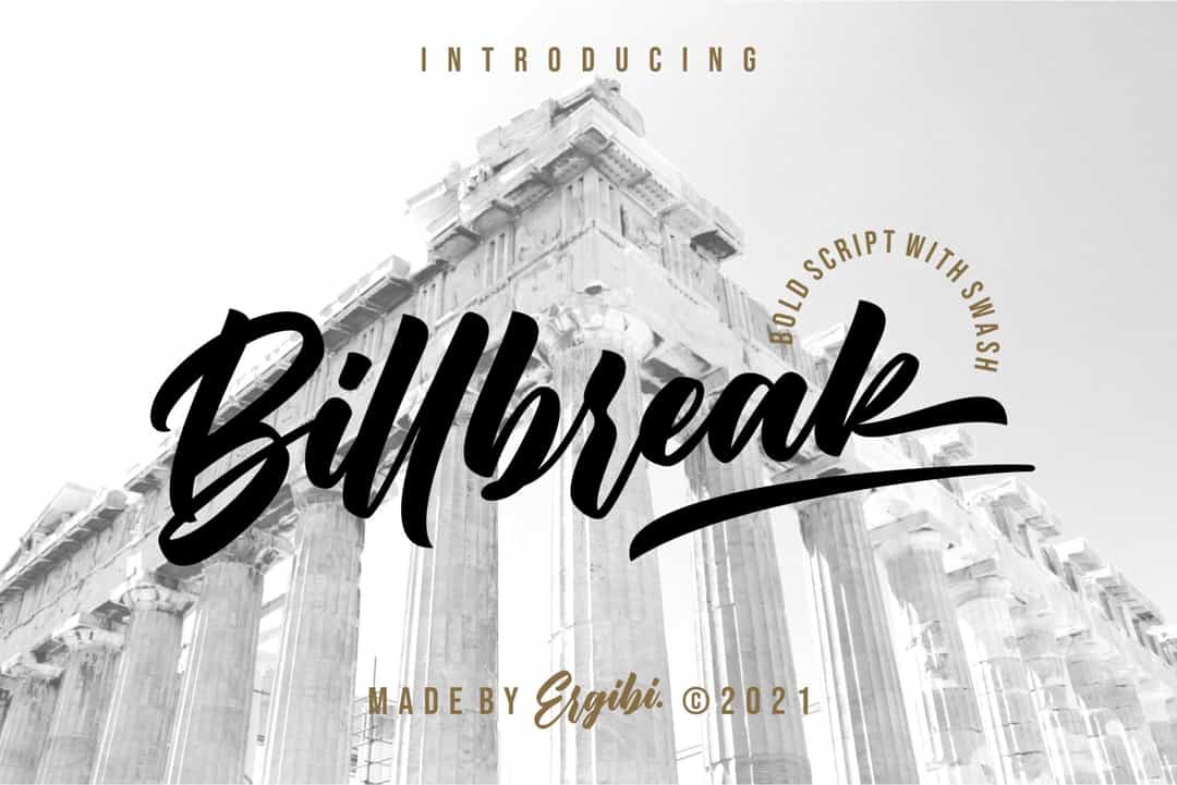 Billbreak Font Image 1