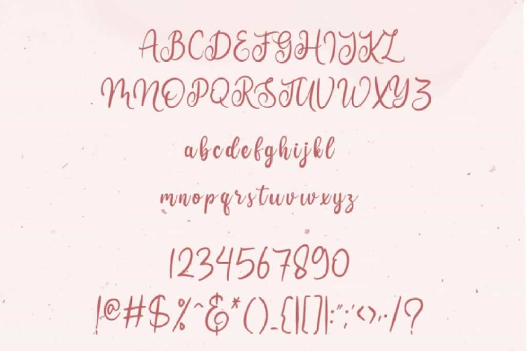 Dear Heart Font Image 3