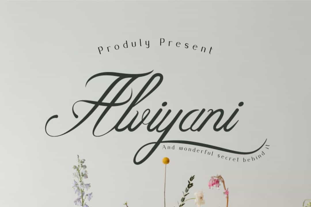 Alviyani Font Image 1