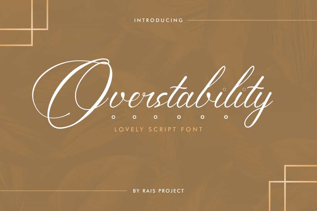 Overstability Font Image 1
