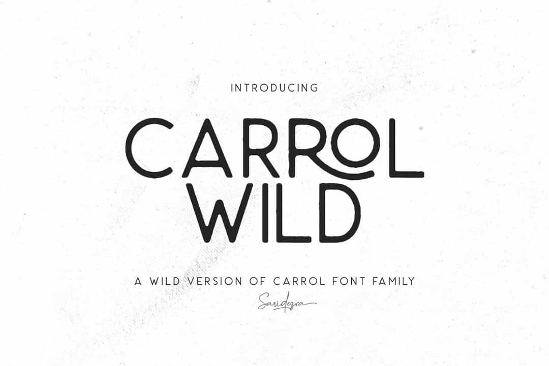 Carrol Wild Font Image 1