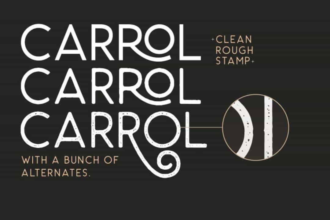 Carrol Wild Font Image 2