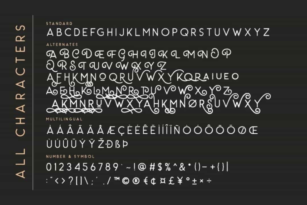 Carrol Wild Font Image 3