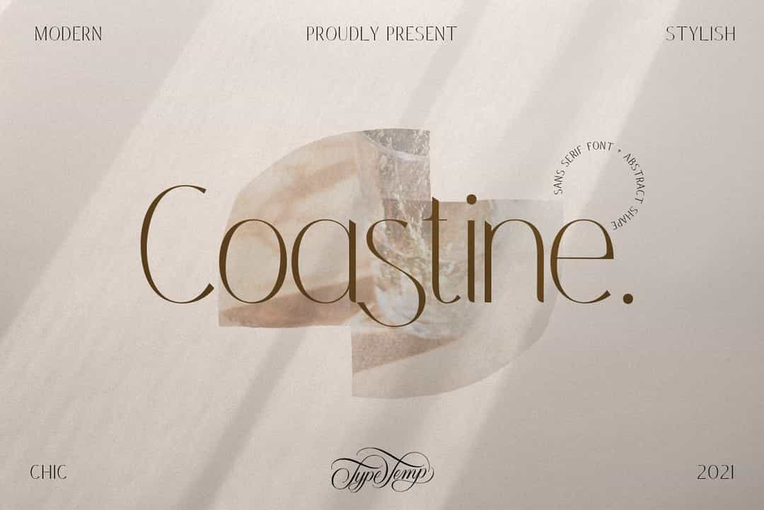 Coastine Font Image 1