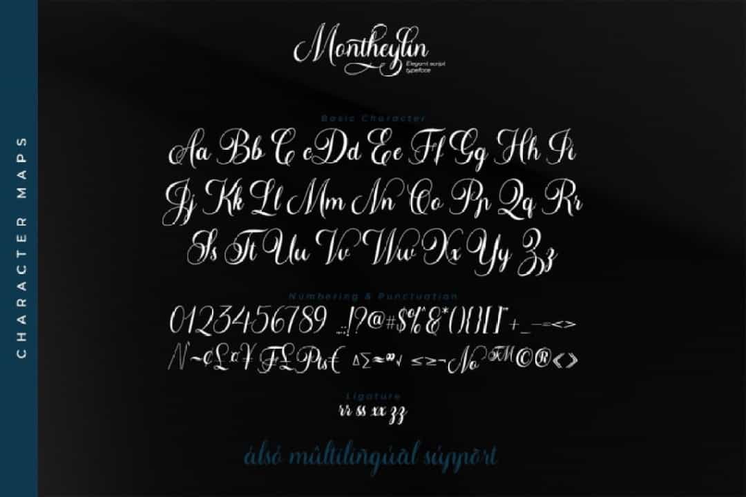 Montheylin Font Image 3