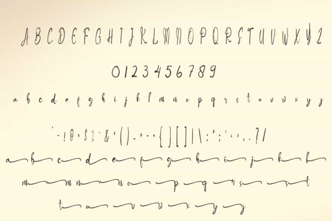 Butterfuul Font Image 3