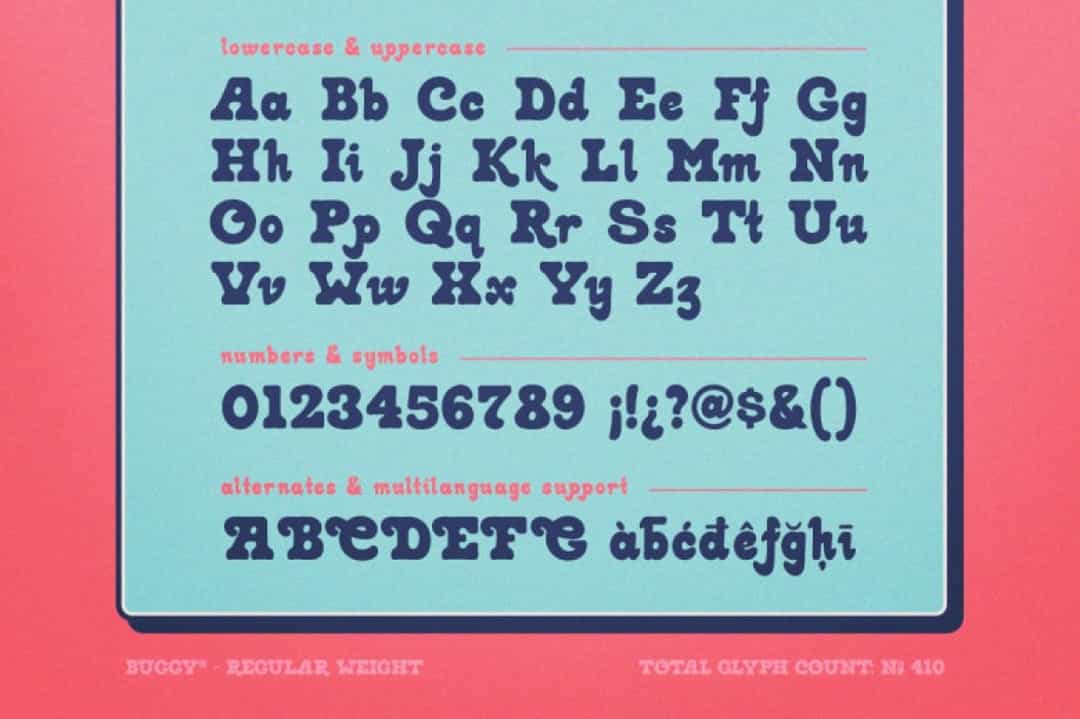 Buggy Font Image 3