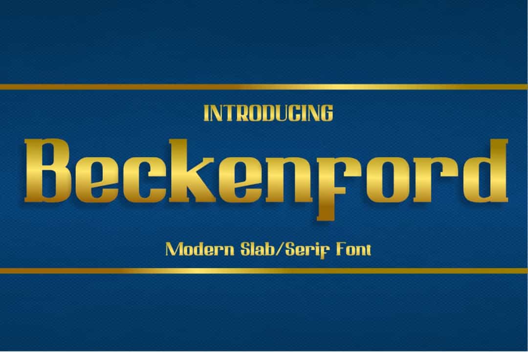 Beckenford Font Image 1