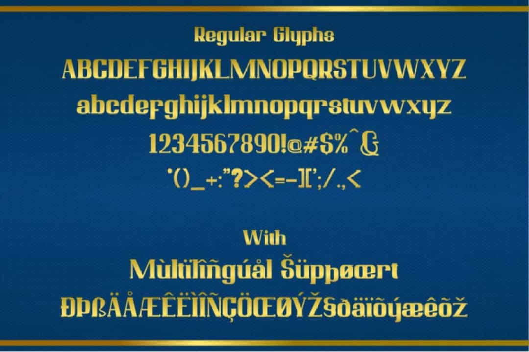 Beckenford Font Image 3