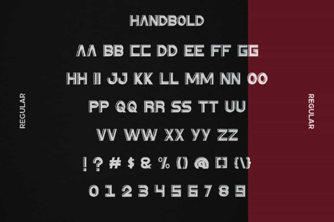 HanBold Font Image 3