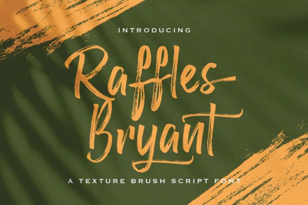 Raffles Bryant Font Image 1
