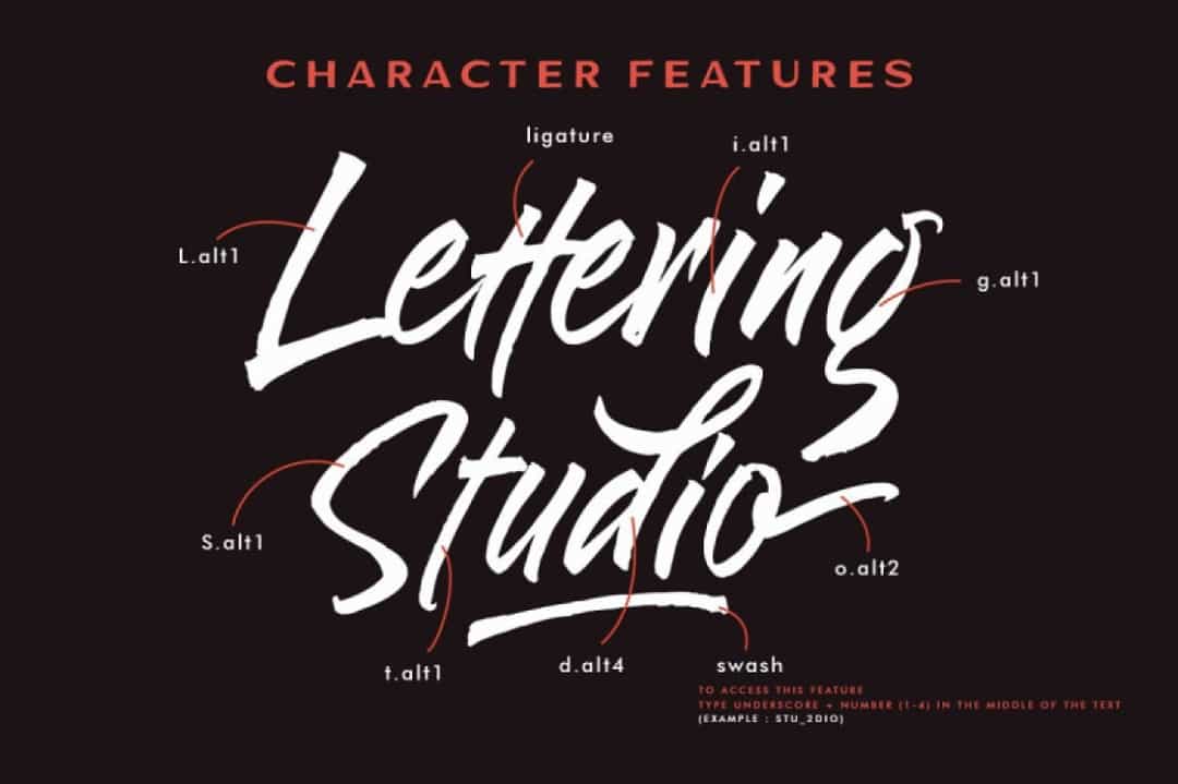 Blakestone Font Image 2