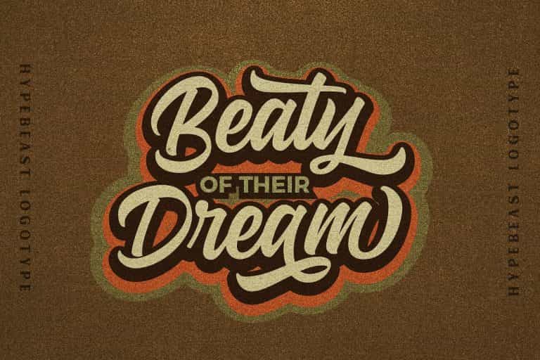 Hypebeast Script Font Image 2