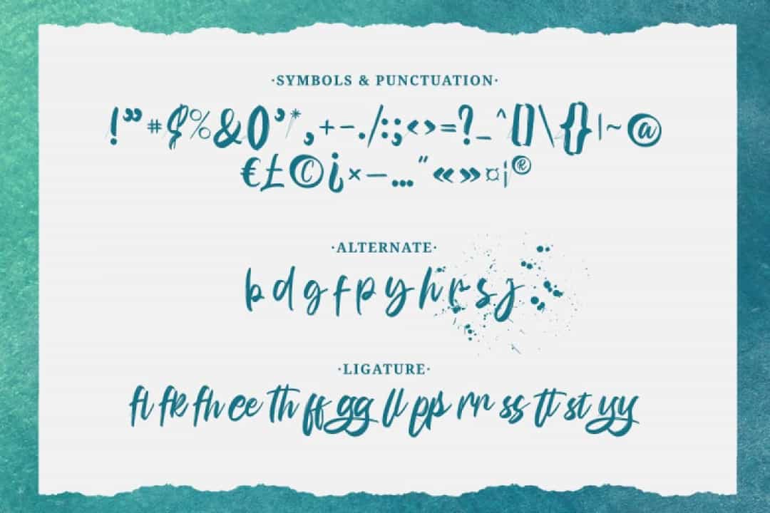 Bunaken Font Image 3
