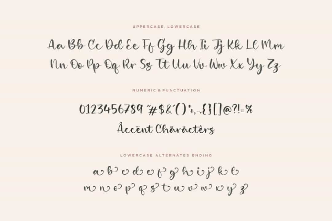 Girlish Font Image 3
