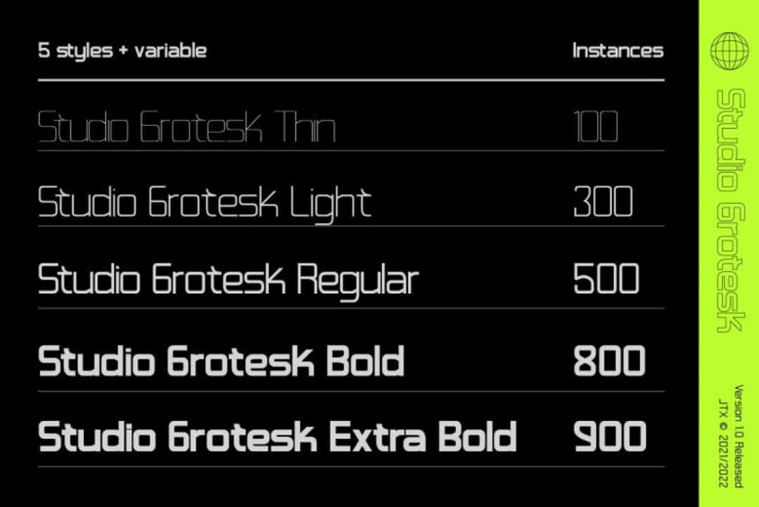 Studio Grotesk Font Image 2