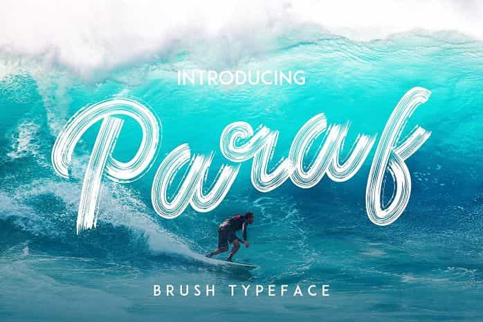 Paraf Brush Font Image 1