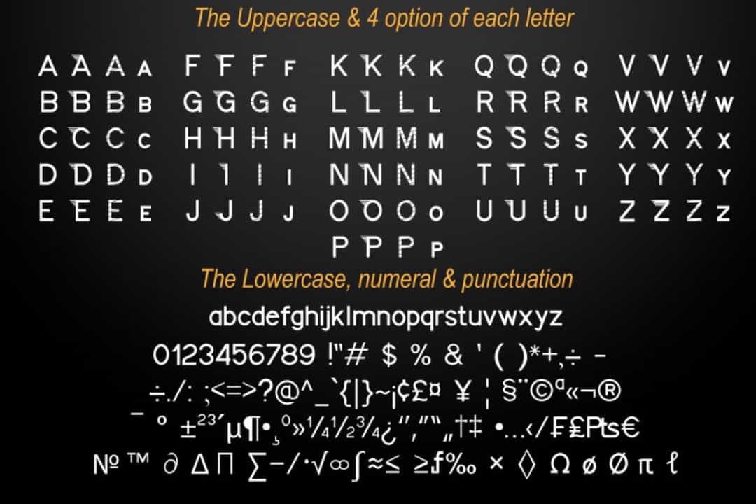 Blancos Font Image 3