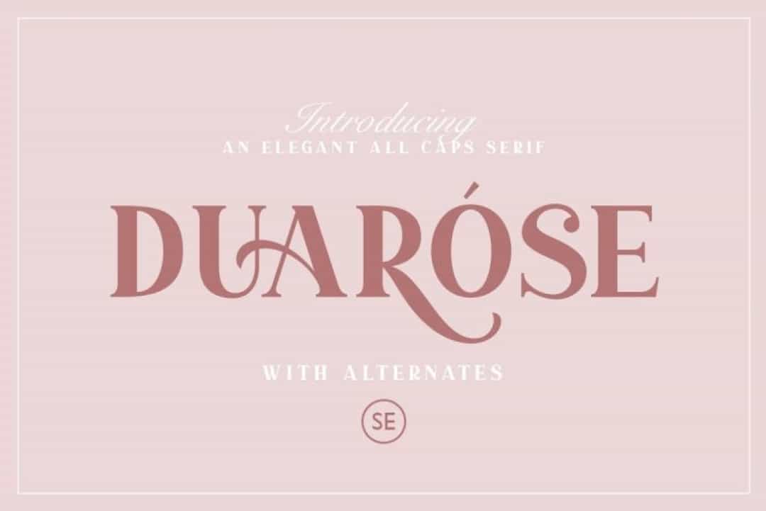 Duarose Font Image 1