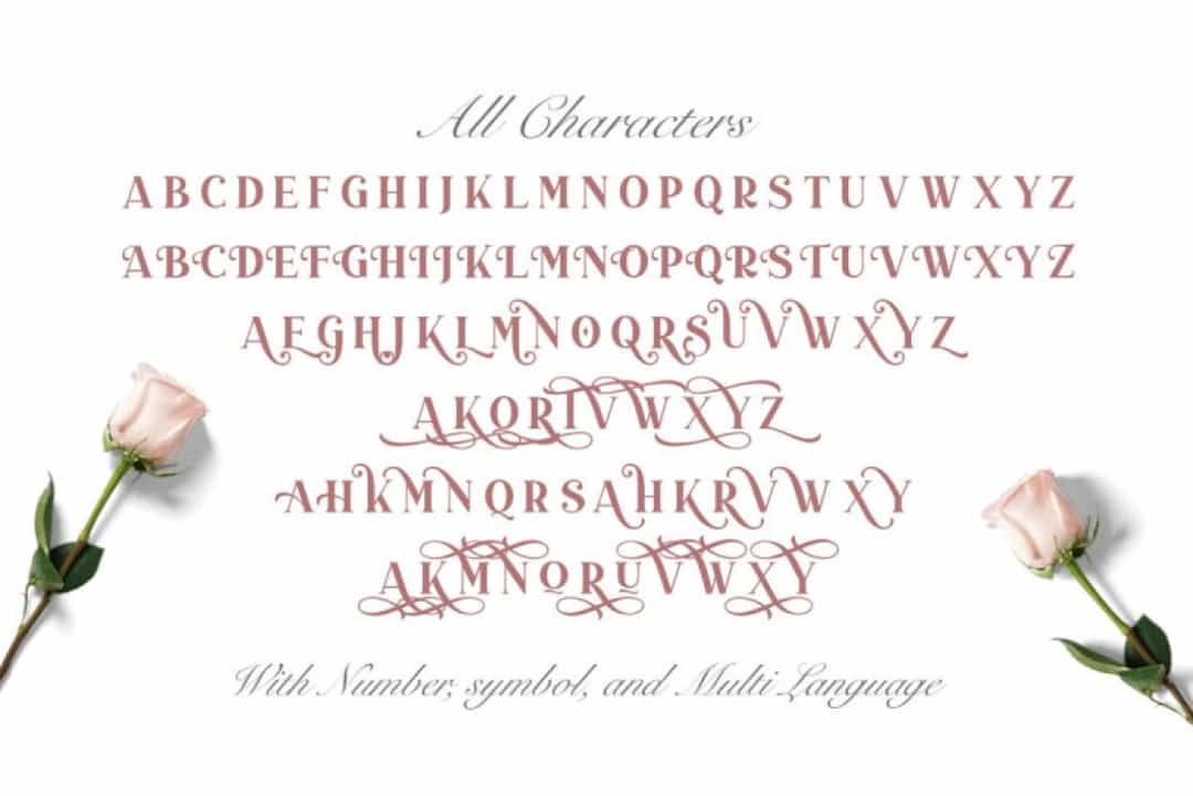 Duarose Font Image 3