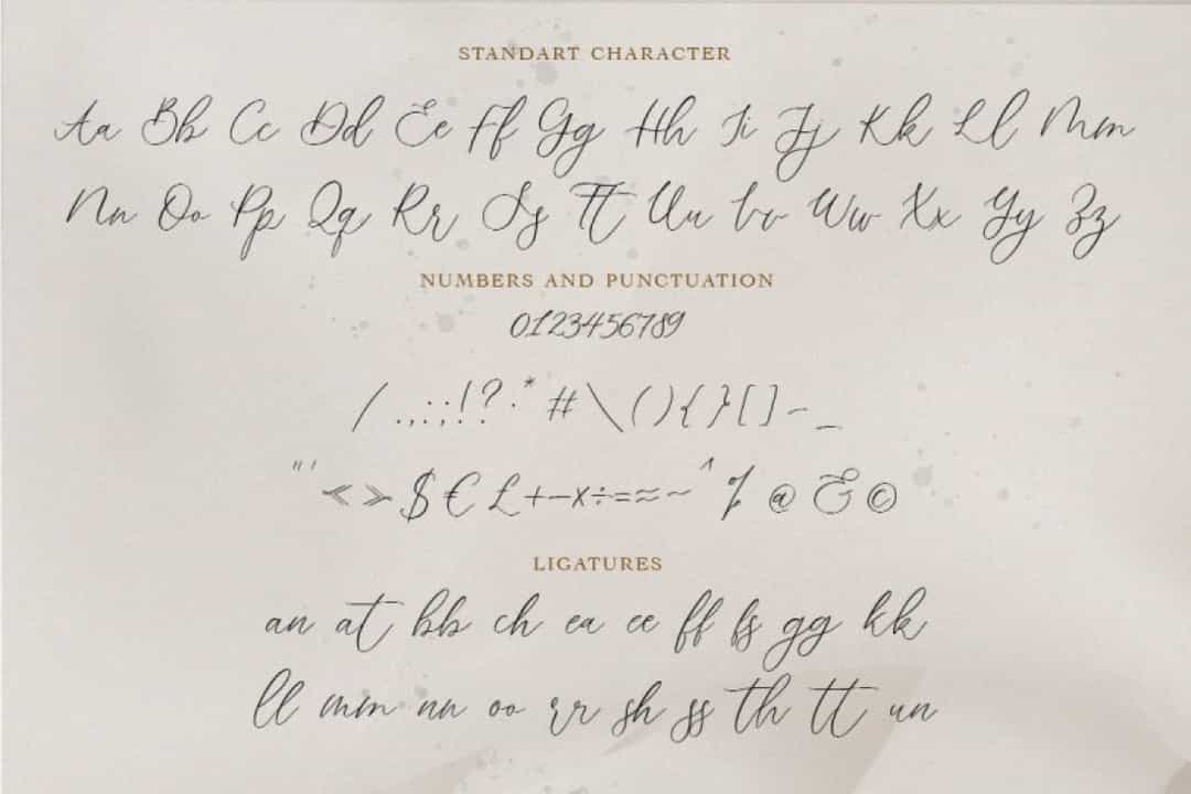 Rembrandt Font Image 3