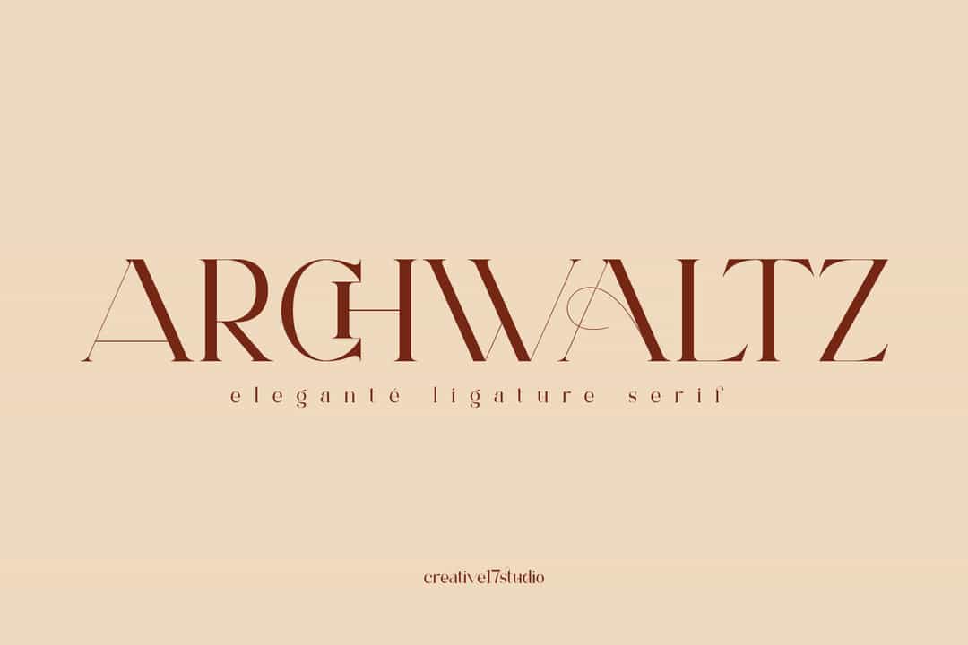 Archwaltz Font Image 1