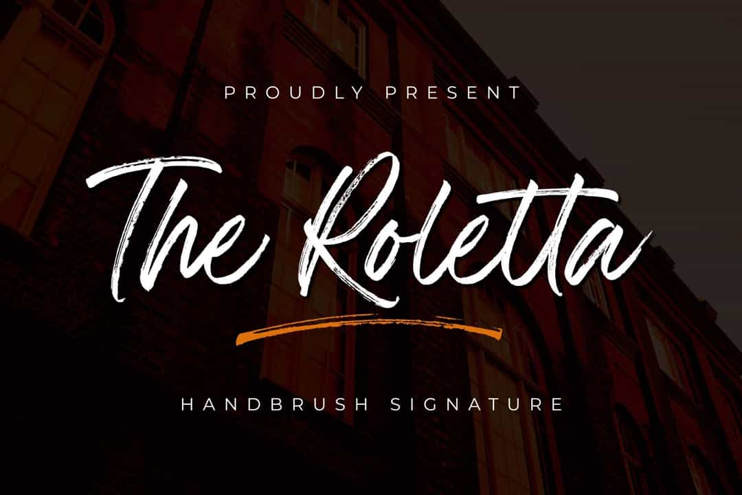 The Roletta Font Image 1