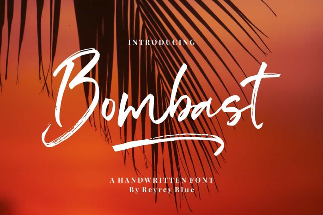 Bombast Font Image 1