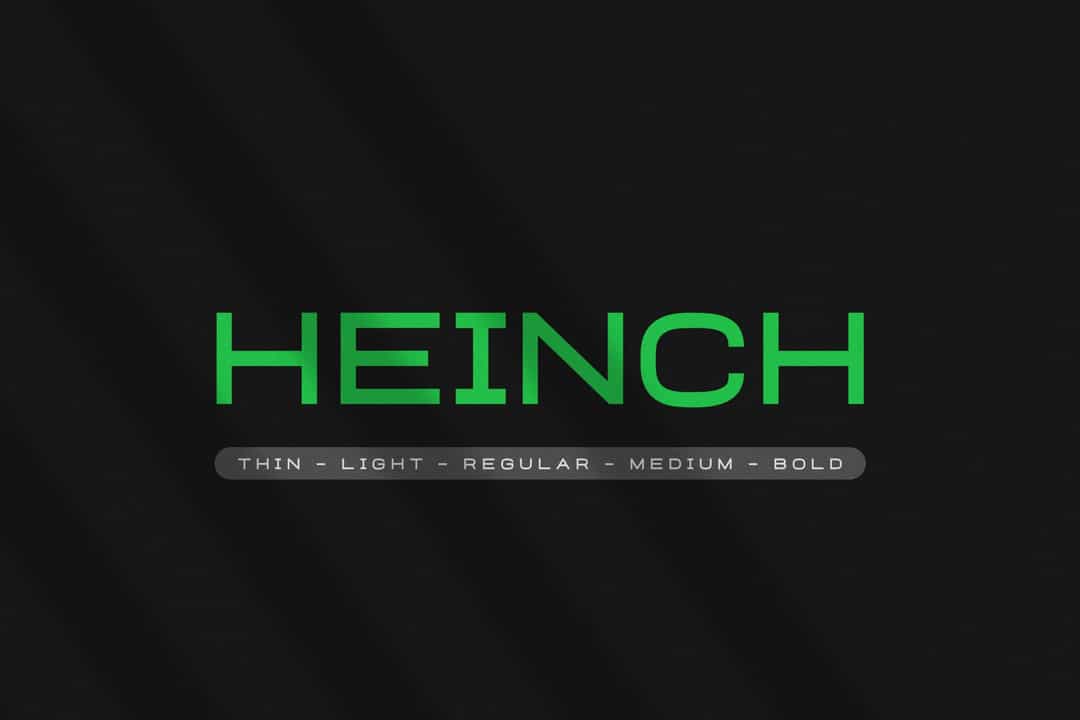 Heinch Font Image 1