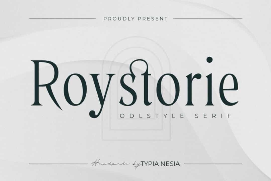 Roystorie Font Image 1