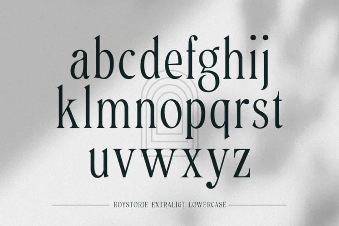 Roystorie Font Image 2