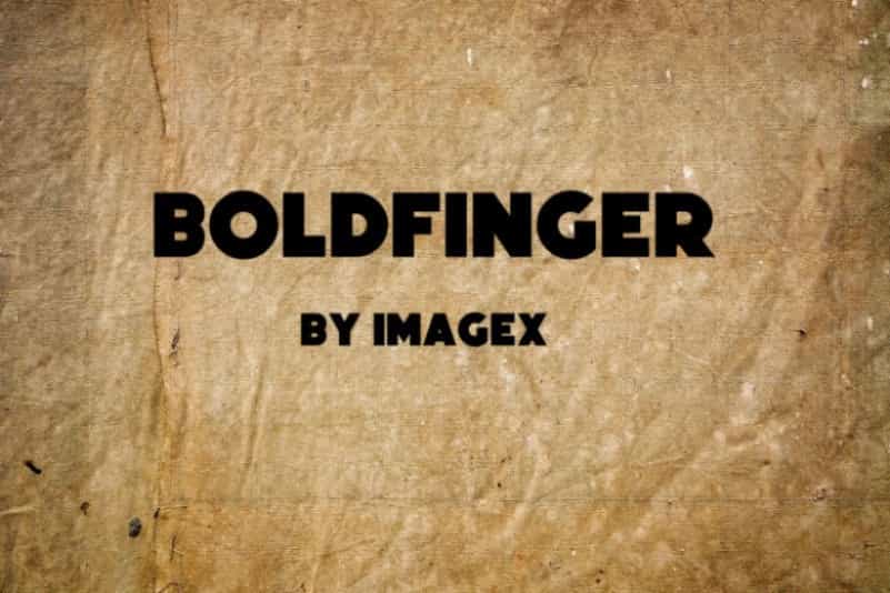 Boldfinger Font Image 1