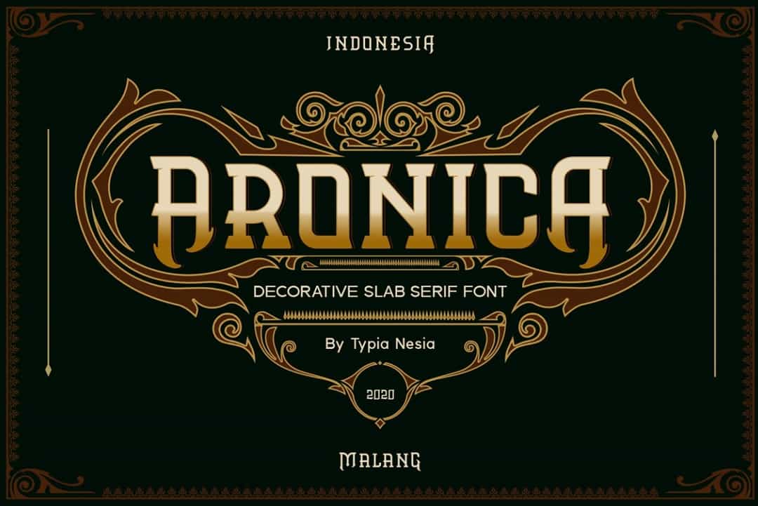Aronica Font Image 1