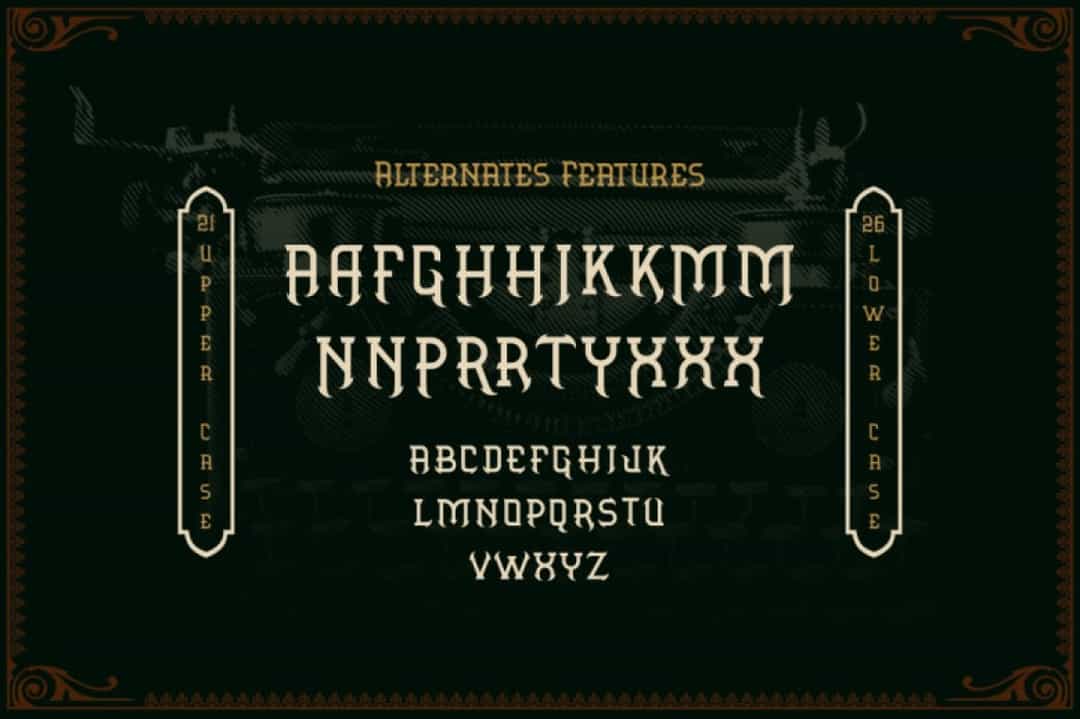 Aronica Font Image 3