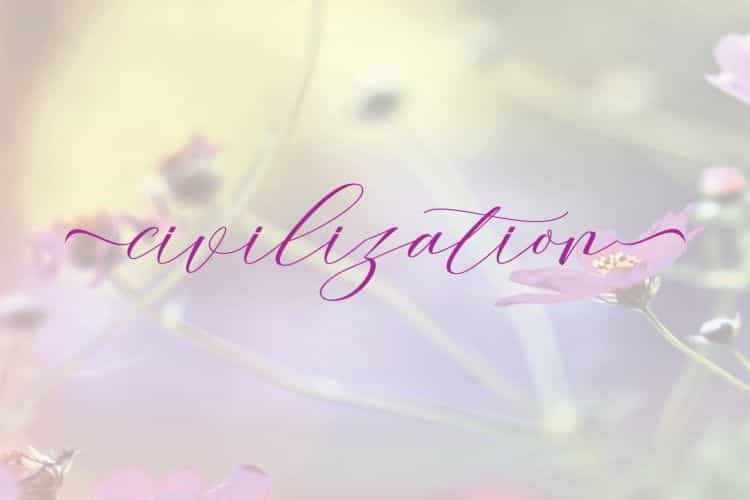 Culture Script Font Image 2