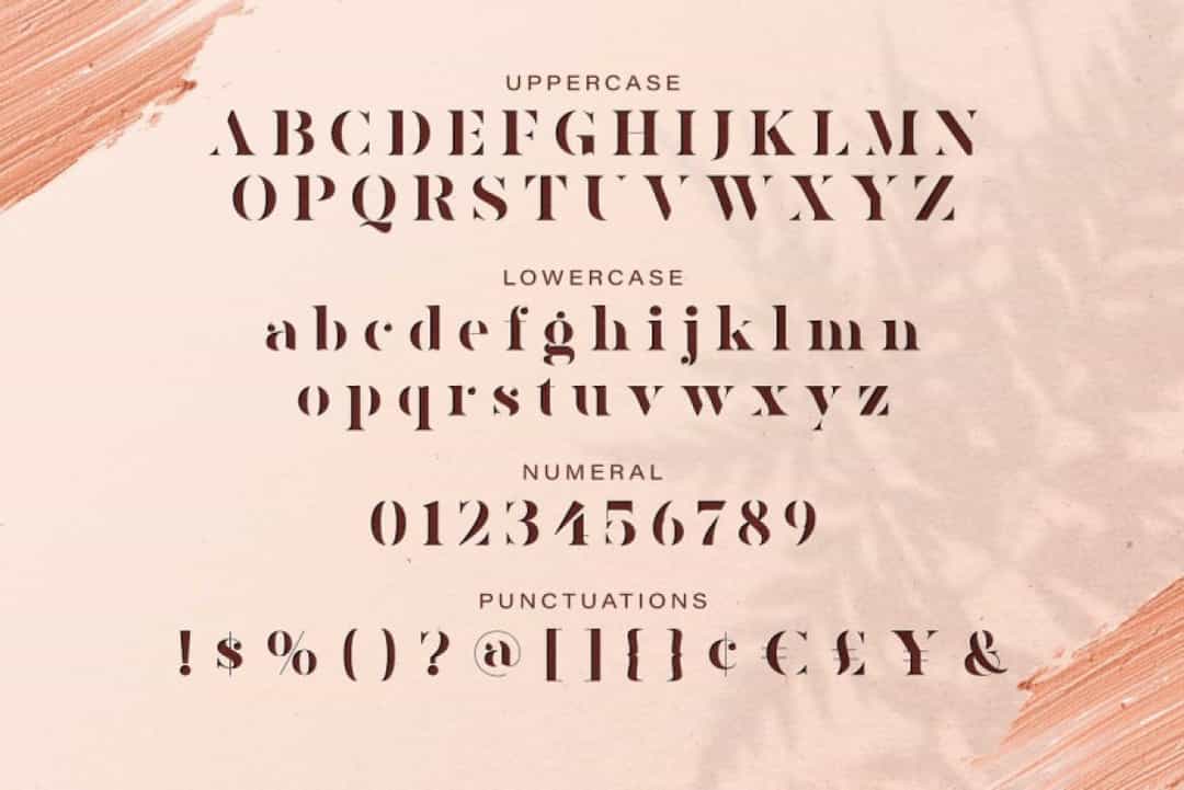 AVONE Font Image 3